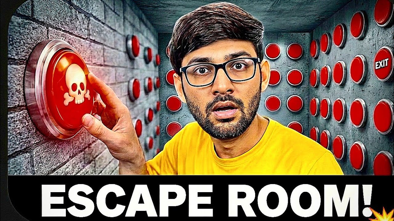 100 MYSTERY BUTTONS BUT ONLY ONE LETS YOU ESCAPE...