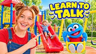 Learn to Talk with Ms Mia | Outdoor Playground Learning for Toddlers