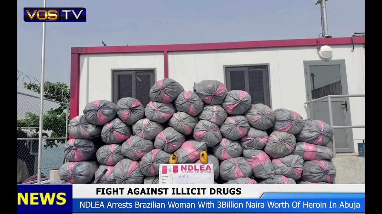 NDLEA Arrests Brazilian Woman with 3 Billion Naira Worth of Heroin in Abuja