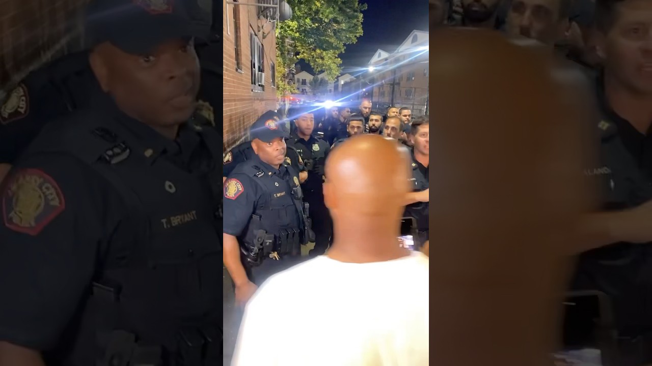 Jersey City Police shut down Albee Al music video/marion day BTS 