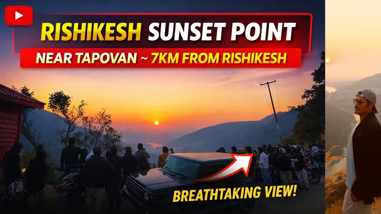 Hidden Sunset Point Near Rishikesh 🌅 | Tapovan Side | 7 KM From 
