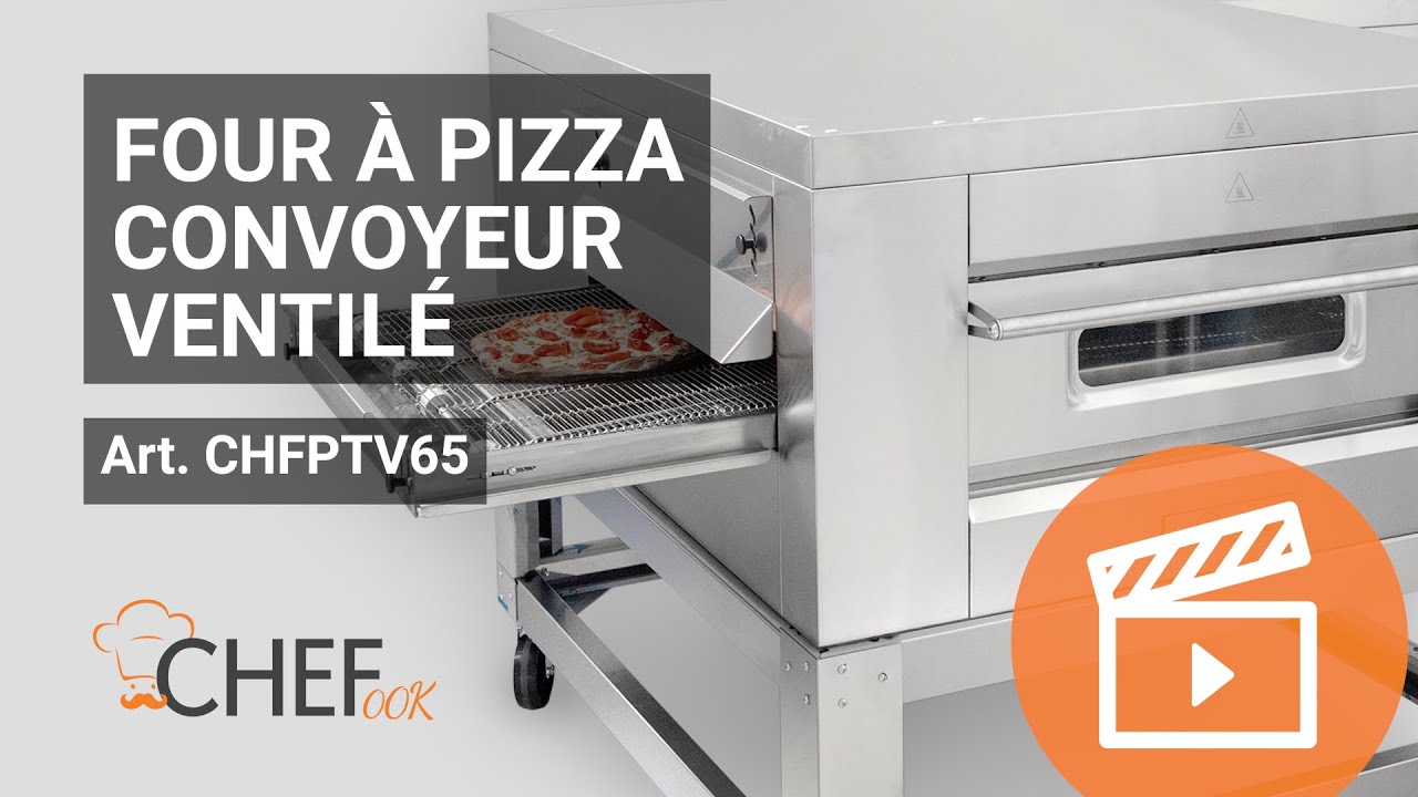 Four à pizza convoyeur ventilé CHFPTV65