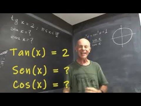 Sabemos valor da Tangente mas queremos seno e cosseno