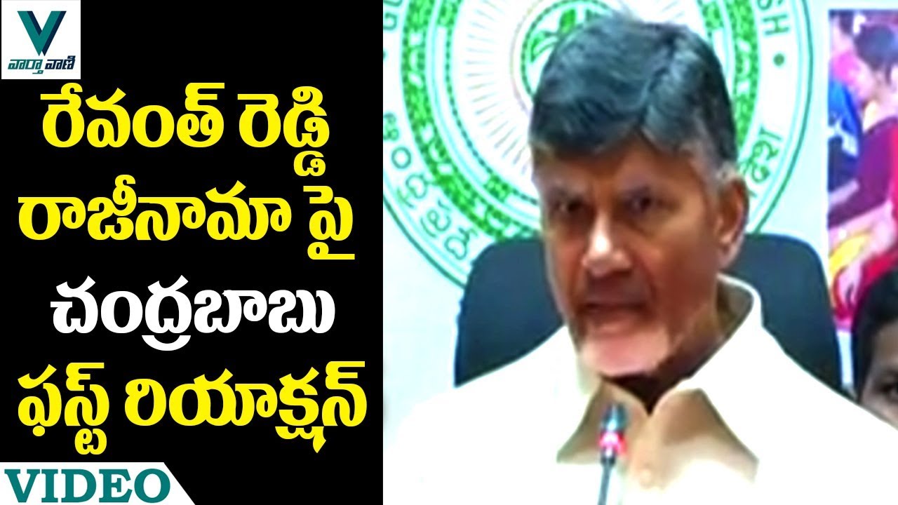 CM Chandrababu First Reaction on Revanth Reddy's Resignation - Vaartha Vaani
