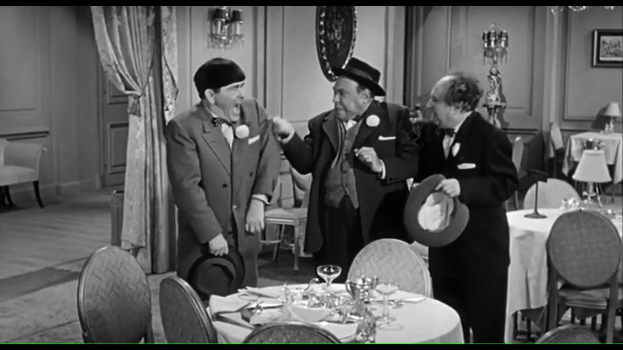 Joe Besser  - Three Stooges  - A Merry Mix Up (1957) -  Pinch Me See If I'm Dreaming