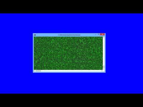 Hacking Code runs on screen in CMD animation - FreeHDGreenscreen Footage