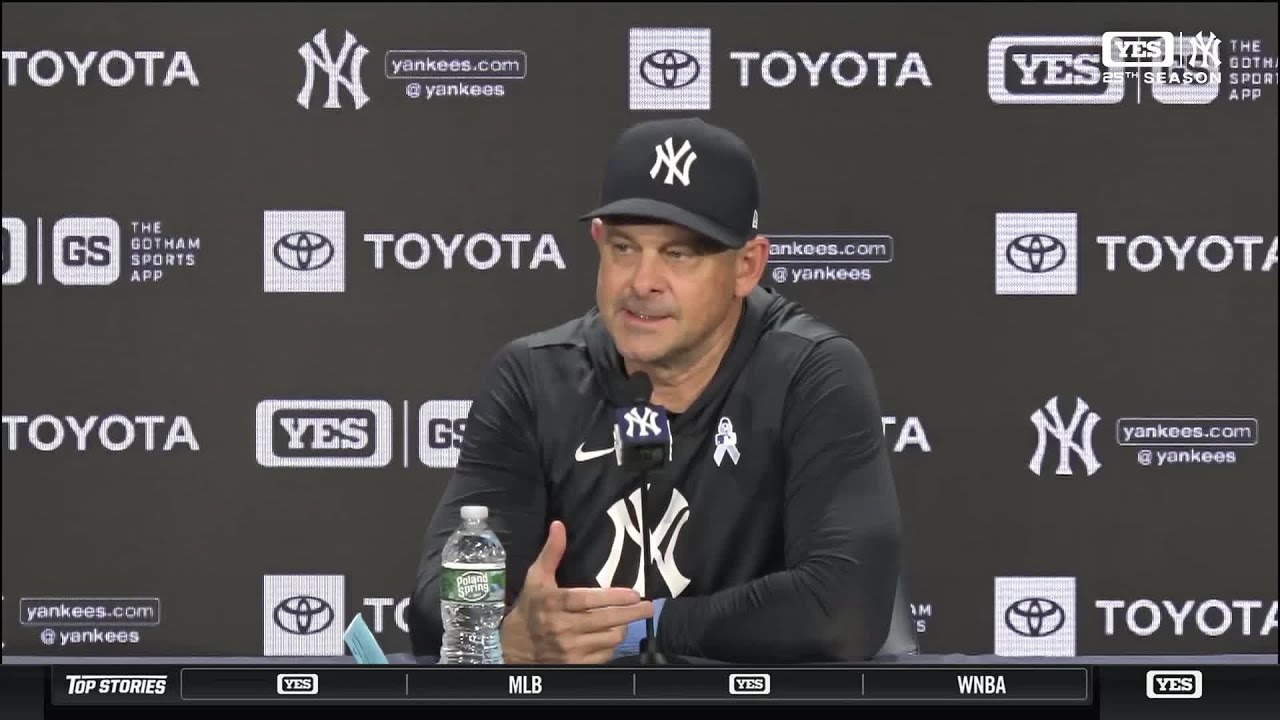 Aaron Boone on RISP struggles after 4-1 loss to Cincinnati
