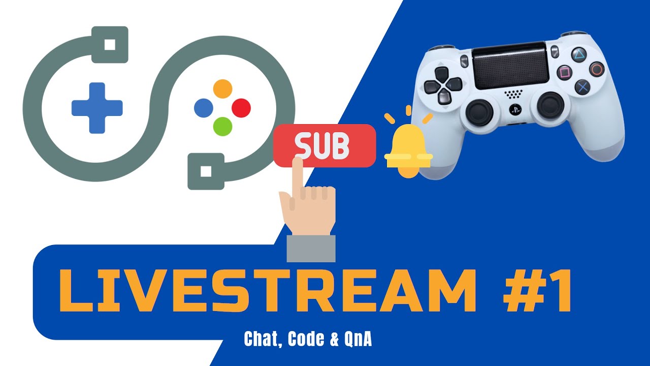 First Live Stream - Code, Chat & QnA - YouTube