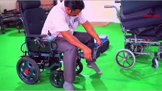 Reclining power wheelchair