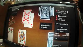 playing German/Austrian card game "Schnapsen" or "66" on the Internet, "how to play Schnapsen" screenshot 5