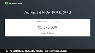 53 The Outlook, Glen Waverley VIC 3150 | AuPropertyReport.Com