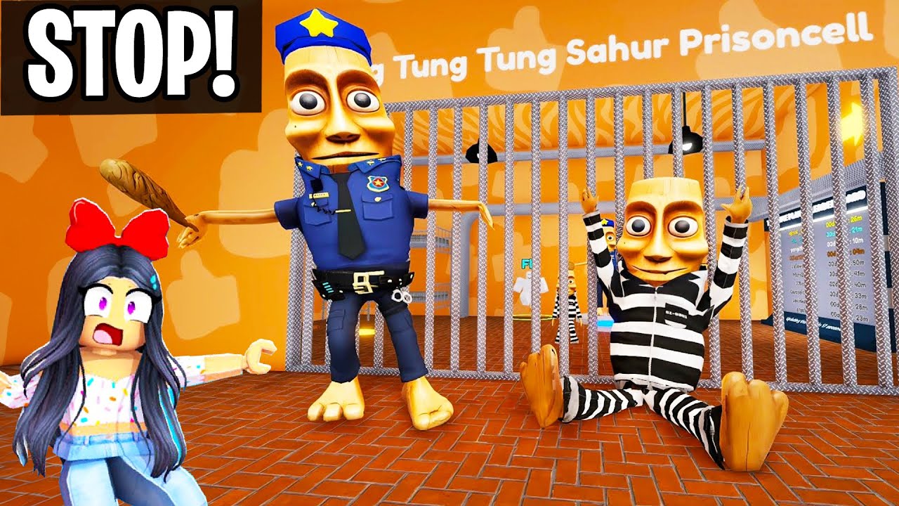 OBBY Cu TUNG TUNG SAHUR POLITIST ! Ajutor !