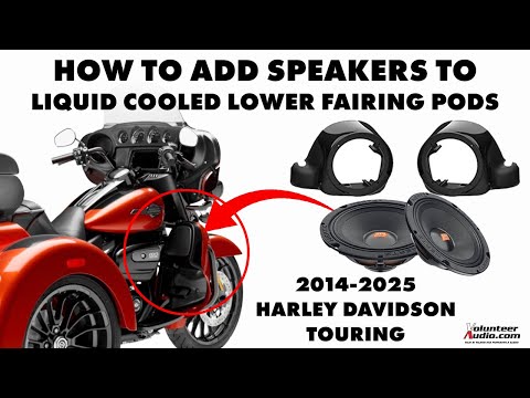 Step by Step – Adding Speakers to Liquid-Cooled Lower Fairing Pods | 2014–25 Harley-Davidson Touring