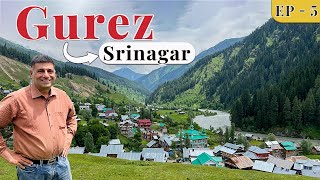 EP 5 Gurez Valley to Srinagar | Bagtore | Wular Lake | Manasbal Lake  | Kheer Bhawani temple Kashmir