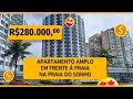 715 - APARTAMENTO AMPLO EM FRENTE Á PRAIA NA PRAIA DO SONHO EM ITANHAÉM-SP