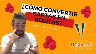 Cómo Convertir Cartas En Bolitas? No Quites La Mirada
