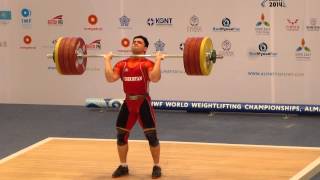 Almaty 2014 Men 85 kg Ulugbek Alimov Clean and Jerk 207 kg