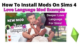 How To Install Love Language Mod For Sims 4 | 2025 screenshot 5