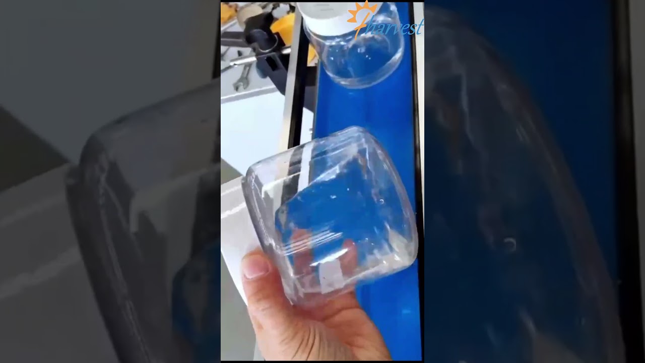 Automatische enkele kop plastic container schroefdopmachine, plastic doppen schroefdopmachine