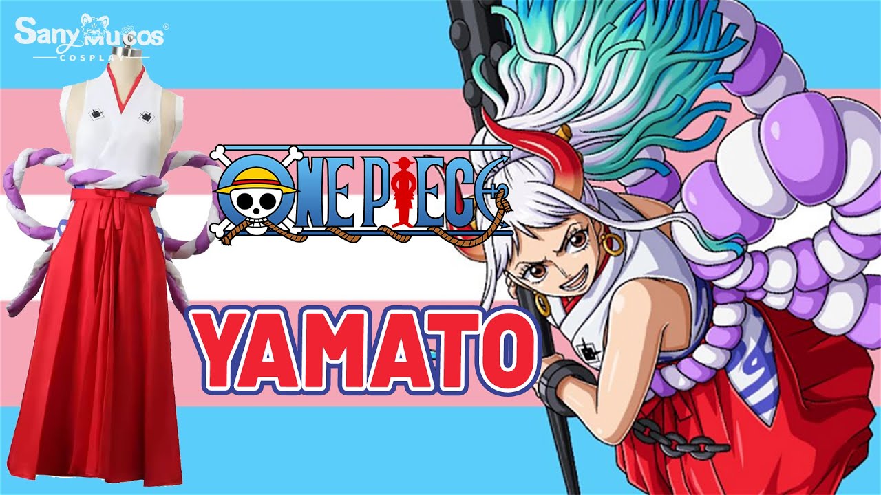 【SanyMuCos】One Piece Yamato Cosplay Costume Detail Show