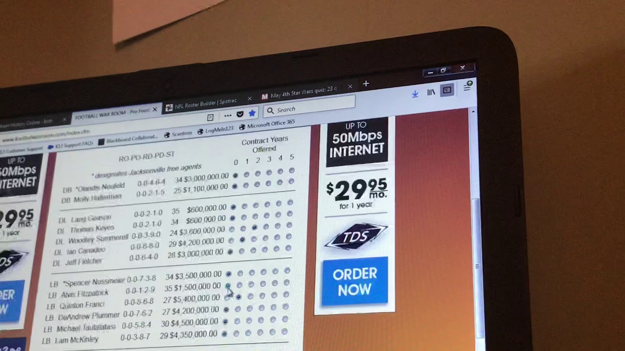 Football war room part one YouTube