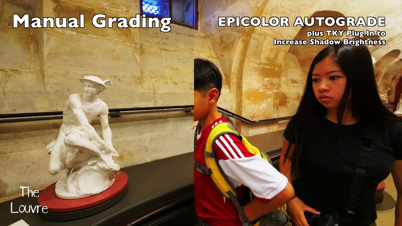 Comparison of Manual Grading vs Auto EPICOLOR Grading 4K (see notes)