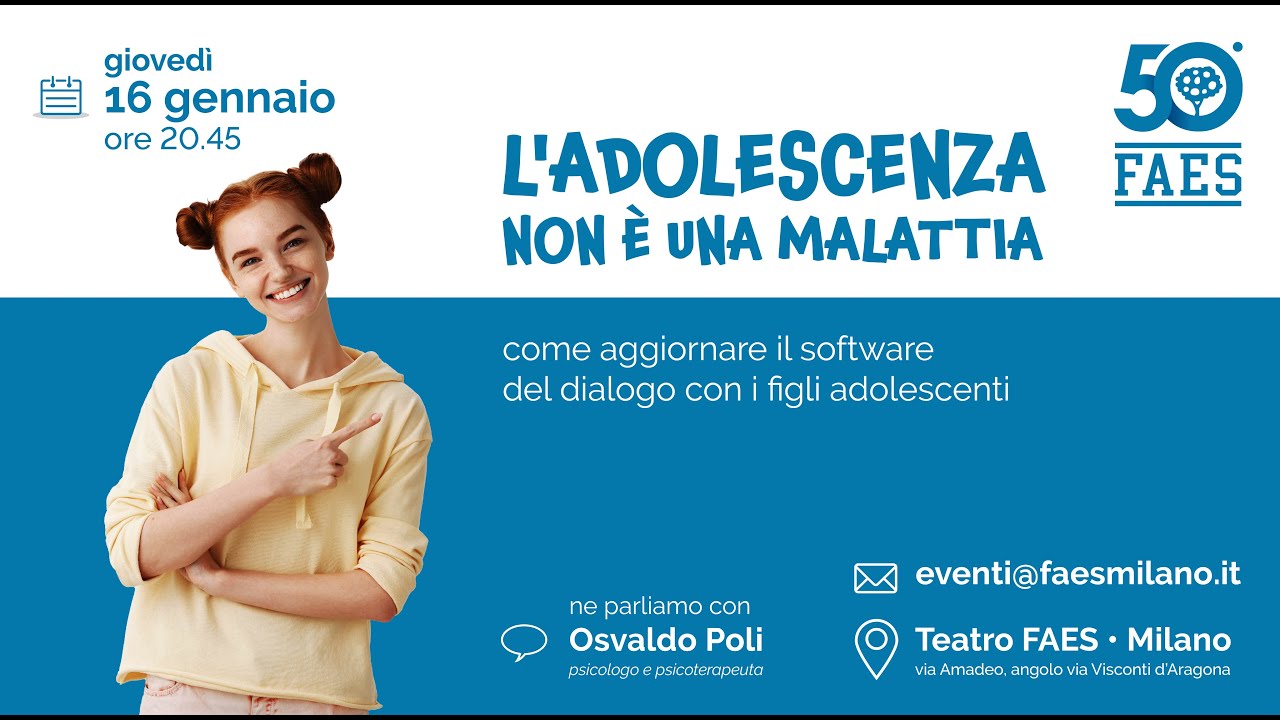 L'adolescenza non è una malattia  - Il video dell'evento