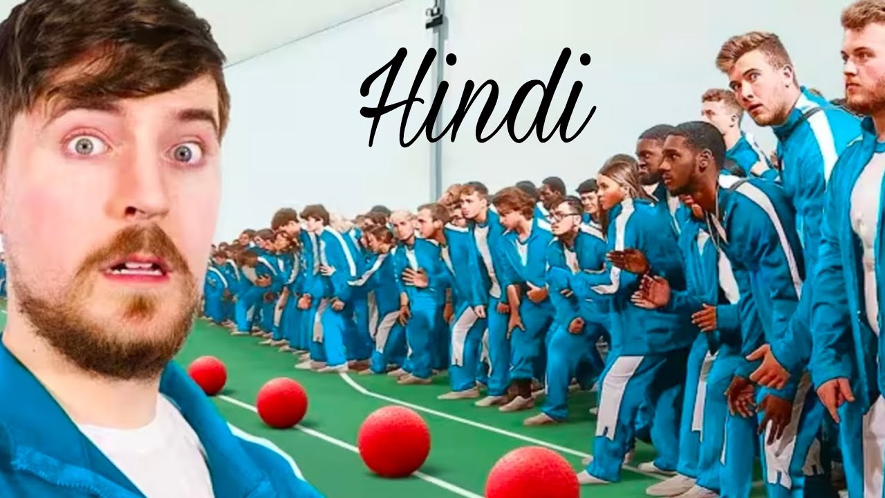 World's Largest Game Of Dodgeball | ms beast Old video hindi dubbed | 