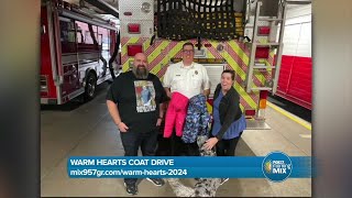 Donate new and used coats to the Warm Hearts Coat Drive