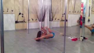 Standing split to shoulder mount