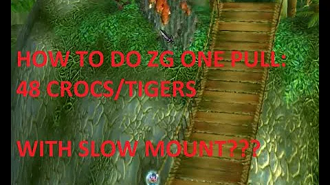 WoW Classic - 48 Elite One Pull ZG Solo Mage Farm Without Epic Mount (How to!)