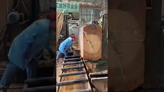 Satisfying Wood Milling – Tree to Plank #wood