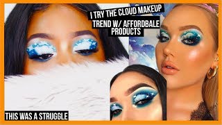 I TRIED THE CLOUD EYE MAKEUP TREND! OH DEAR!!!
