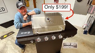 Review Of The Affordable Nexgrill 4 Burner Propane Gas Grill In Black With Stainless Steel Lid