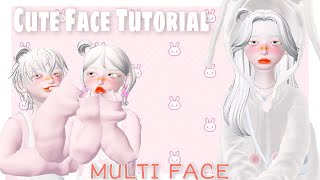 Zepeto FACE TUTORIAL | Cute Face  [MULTI FACE] //Txiqi_Zpt screenshot 5