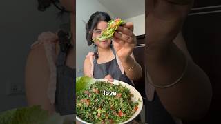 TABBOULEH (Indian style quinoa salad) 🥗 #tabbouleh #tabboulehsaladrecipe #salad #healthyfood #herbs