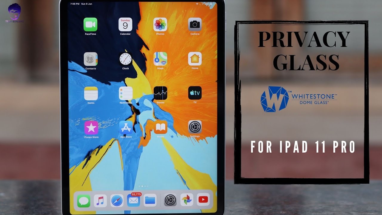 Apple iPad Pro 11 Privacy Whitestone Dome Glass Install and Review