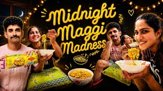 Midnight Maggi Madness #swasika #Maggi #karuppu #Midnight