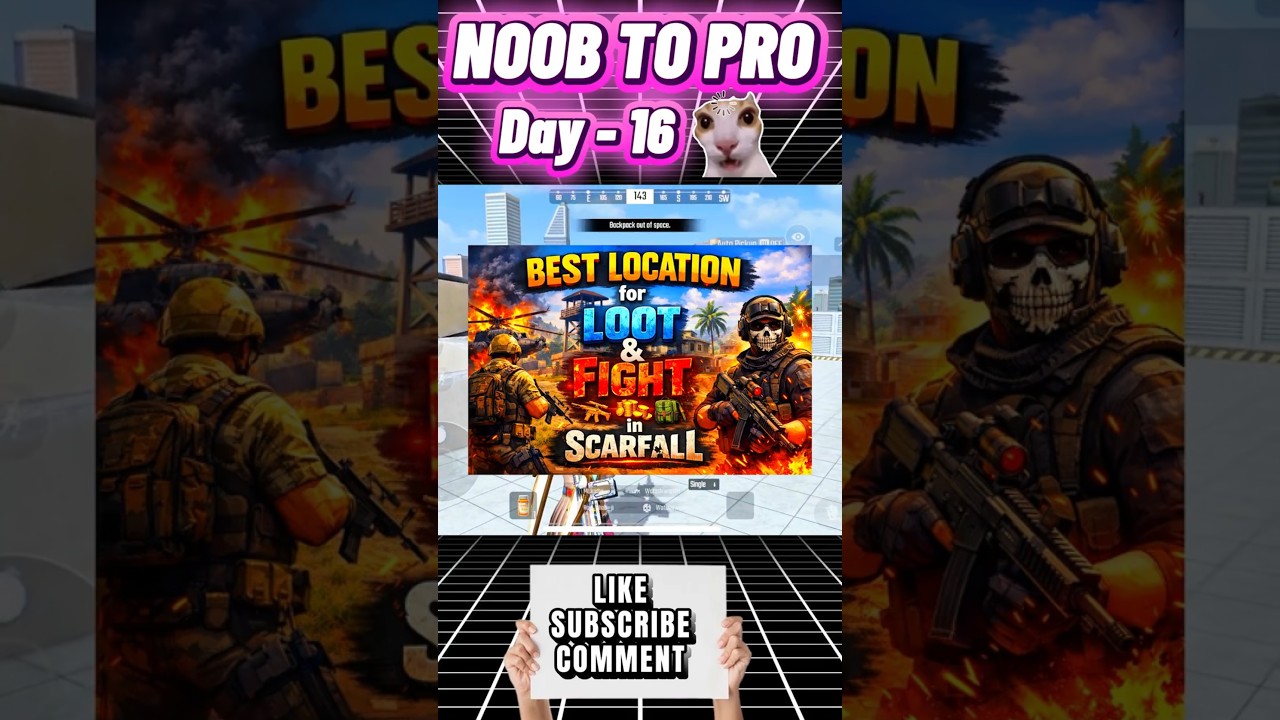 Noob ➜ Pro in ScarFall 🎮 | Day 16 | Best Loot Location 🔥