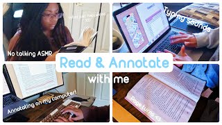 Annotating ebook on my computer!! | Read & Annotate with me | typing, page turns | no talking, asmr