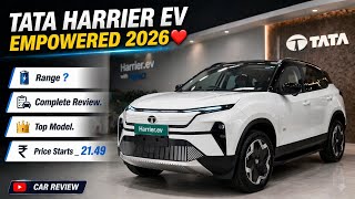 Tata harrier ev empowered varient 2026❤️💥/ battery pack 75khw / white colour//range ? //All features