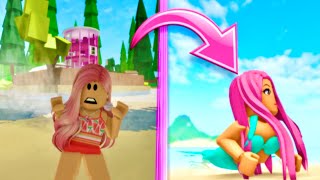 JE ME RÉVEILLE EN ÉTANT UNE SIRÈNE! DE BROOKHAVEN À MAKO MERMAID! ROBLOX STORY FILM MOVIE screenshot 5