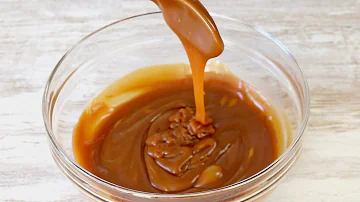 Cómo hacer Salsa Toffee o Salsa de Caramelo para Café, Helados y Postres.