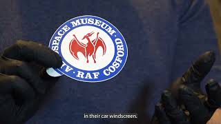 A very important windscreen sticker - the Crate Escape