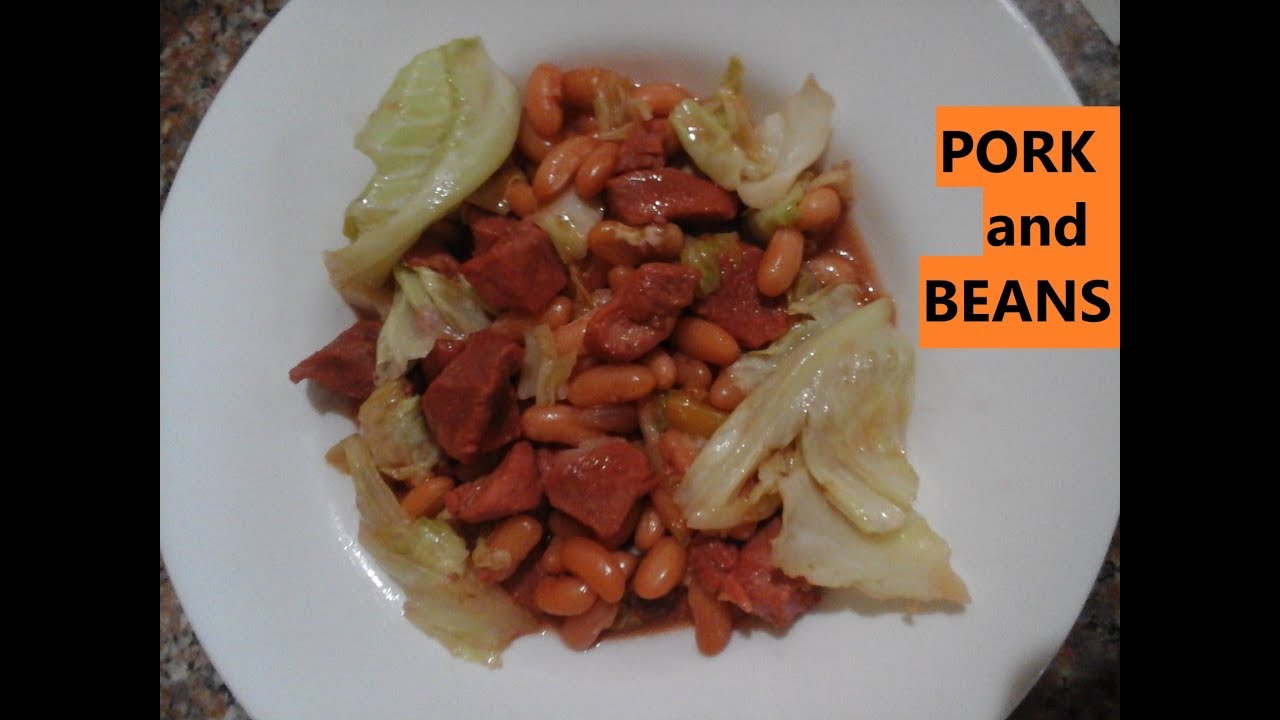 🍒SWEET PORK and BEANS with CABBAGE YouTube