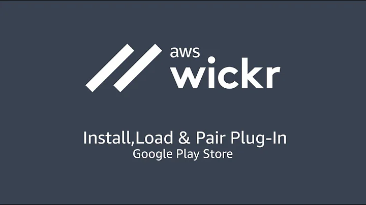 Wickr ATAK Plugin | Install, Load & Pair (Google Play Store)
