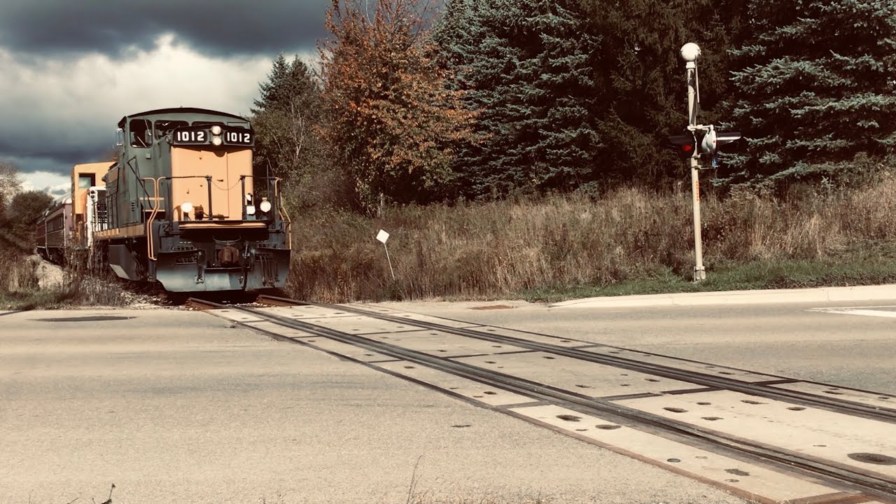 Waterloo Central Railway crossing Hawkesville road October 25th 2025