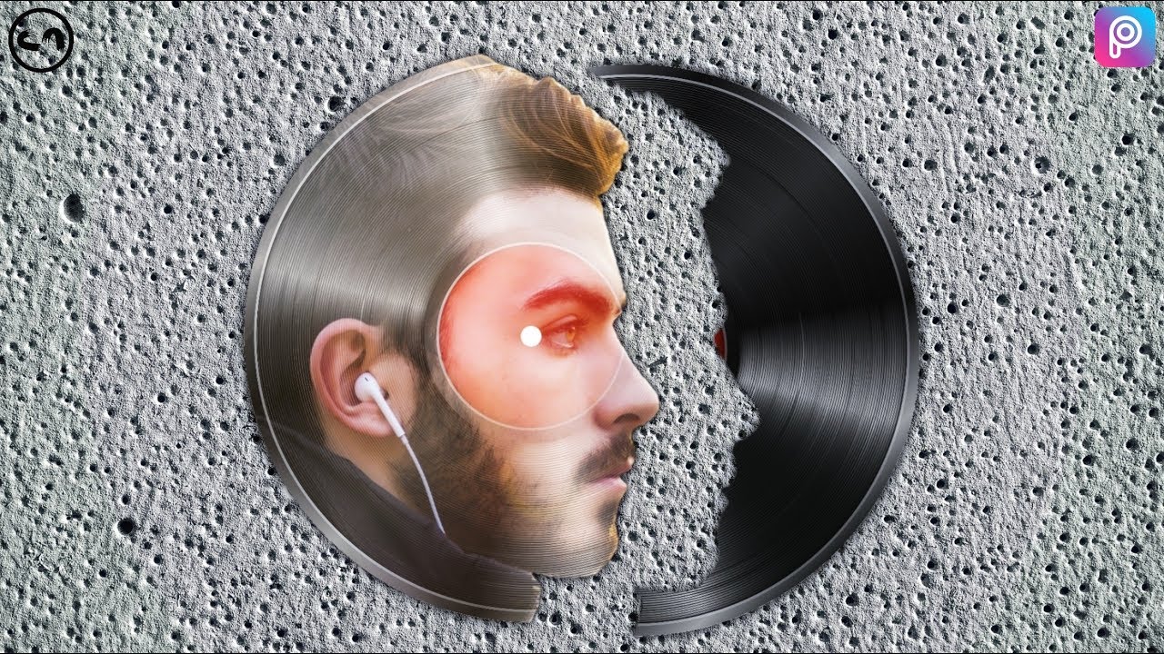 Broken CD or DVD - Photo Editing in Picsart