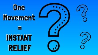 One Movement for Instant Sciatic Pain Relief