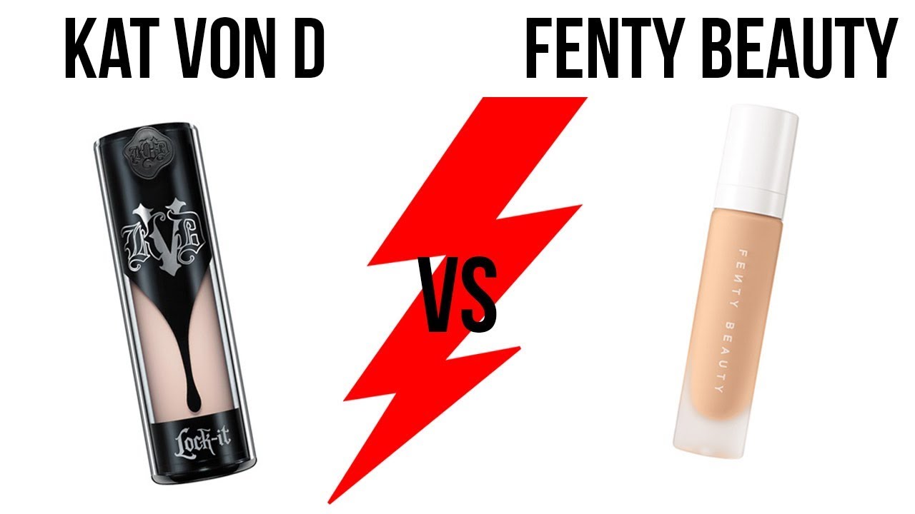 Best Vegan Foundation Kat von D vs Fenty Beauty Comparison & Review | Cruelty-Free Makeup